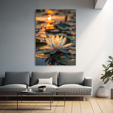 Painting of a Lotus Flower